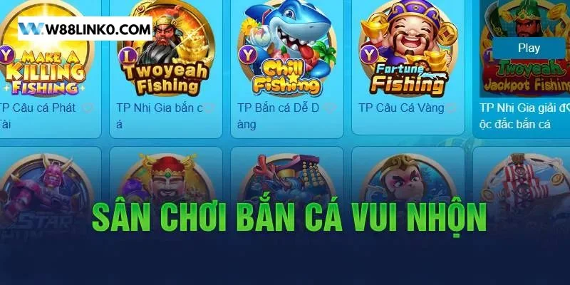 W88 sôi động với các màn chơi bắn cá cực hấp dẫn.